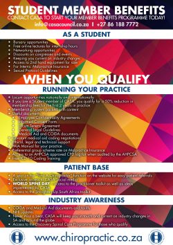 CASA Student Member Benefits