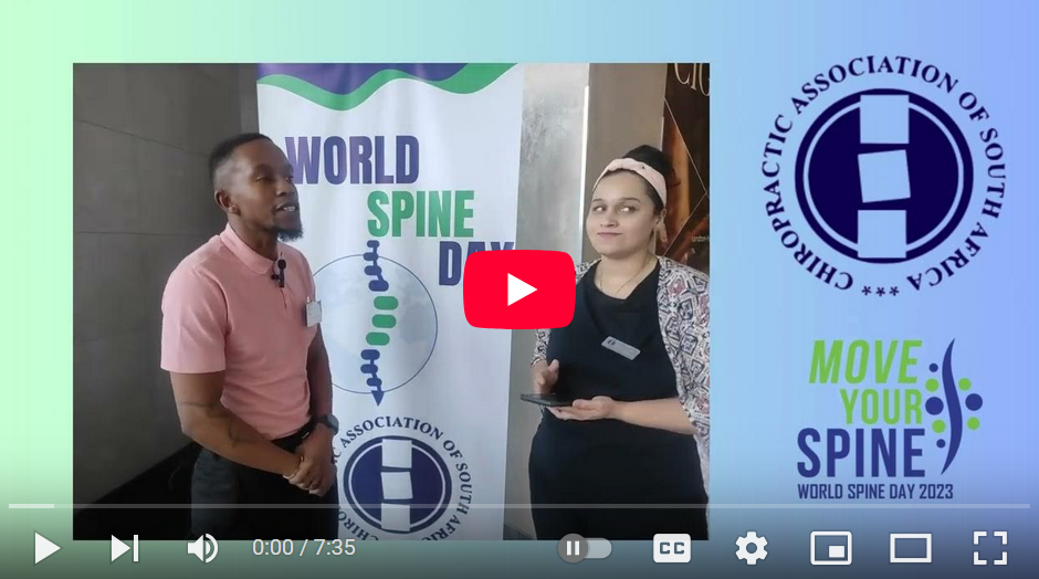 CASA's World Spine Day 2023 submission on YouTube
