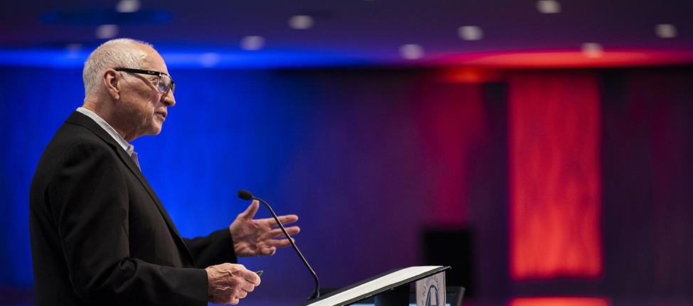 Dr Scott Haldeman speaking at the CASA Congress 2025